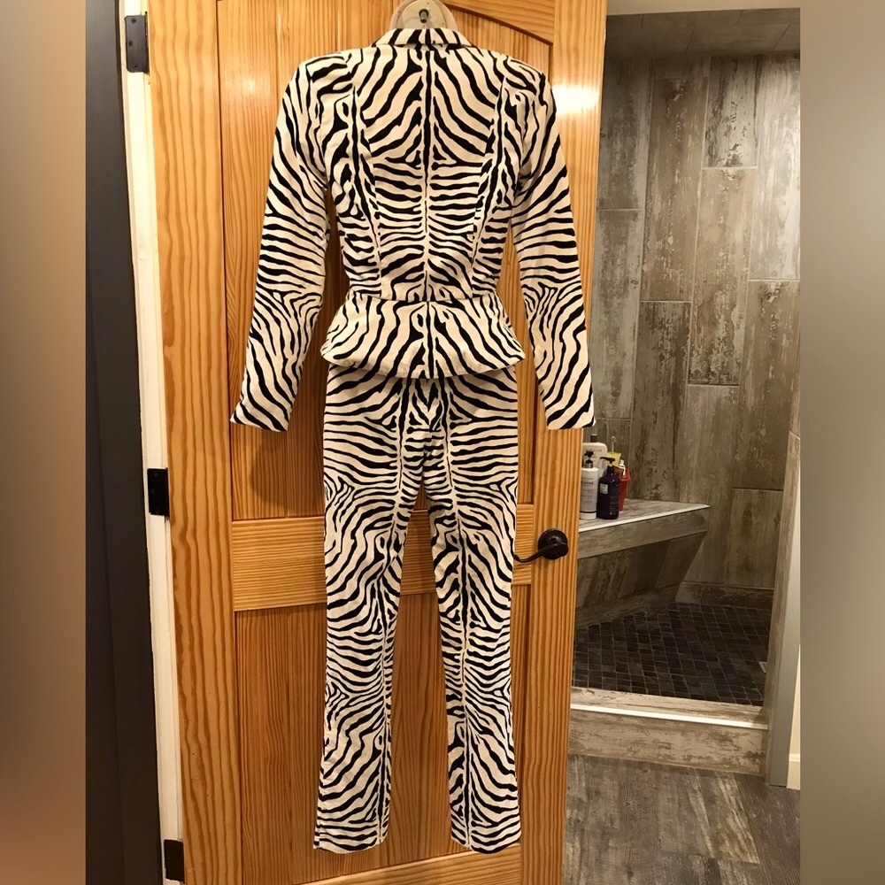 Vintage Betsey Johnson Zebra Suit - Picture 7 of 17